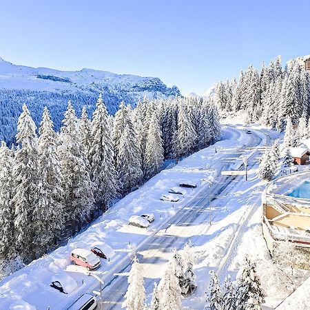 South Facing 2-Bed Apartment With Fireplace, Terrasses Deos Flaine Kültér fotó