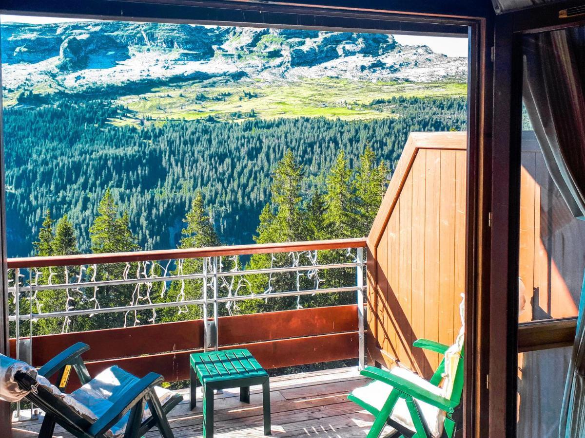 South Facing 2-Bed Apartment With Fireplace, Terrasses Deos Flaine Kültér fotó