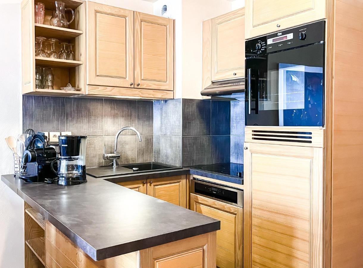 South Facing 2-Bed Apartment With Fireplace, Terrasses Deos Flaine Kültér fotó