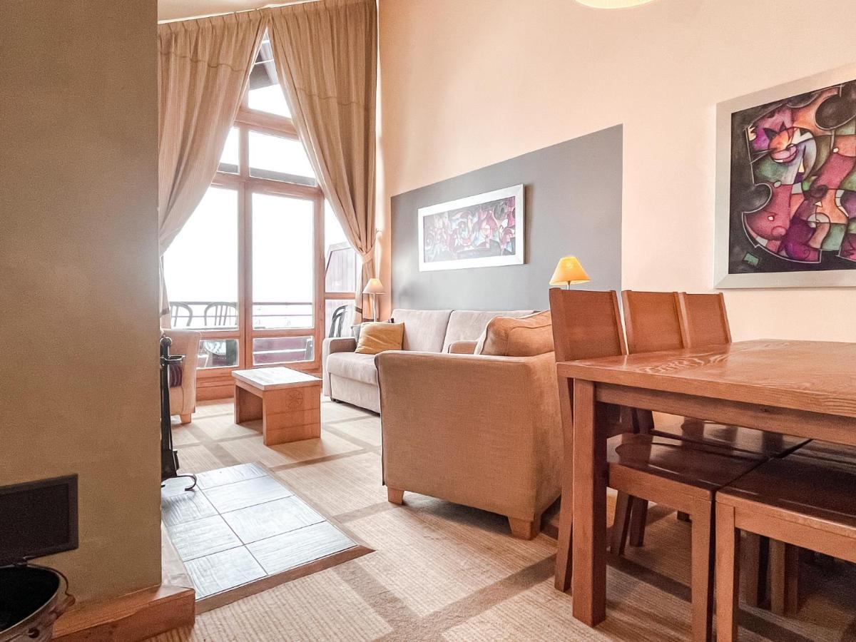South Facing 2-Bed Apartment With Fireplace, Terrasses Deos Flaine Kültér fotó