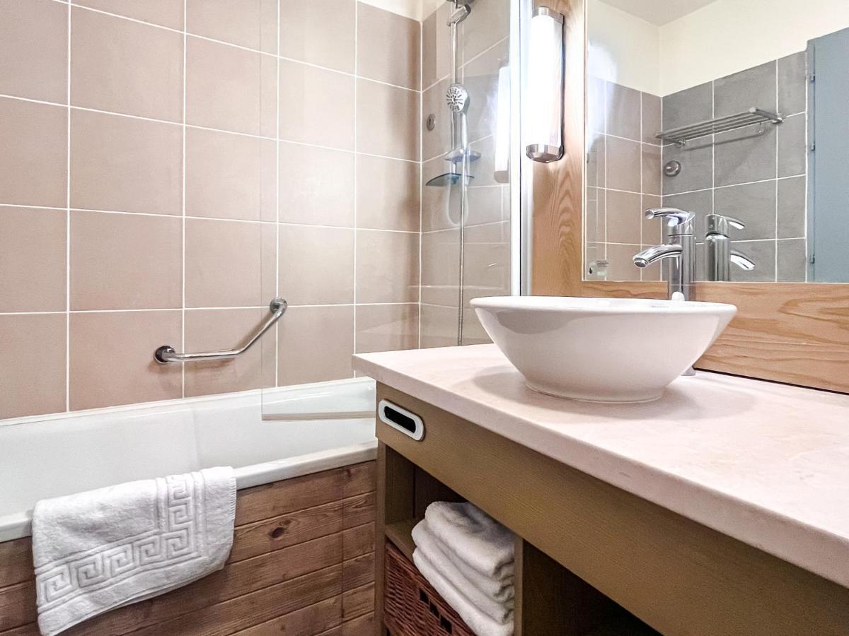 South Facing 2-Bed Apartment With Fireplace, Terrasses Deos Flaine Kültér fotó