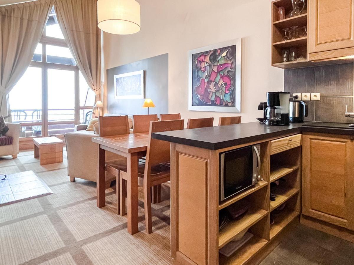 South Facing 2-Bed Apartment With Fireplace, Terrasses Deos Flaine Kültér fotó