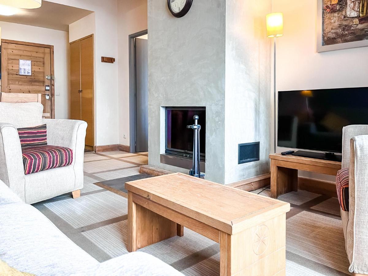 South Facing 2-Bed Apartment With Fireplace, Terrasses Deos Flaine Kültér fotó