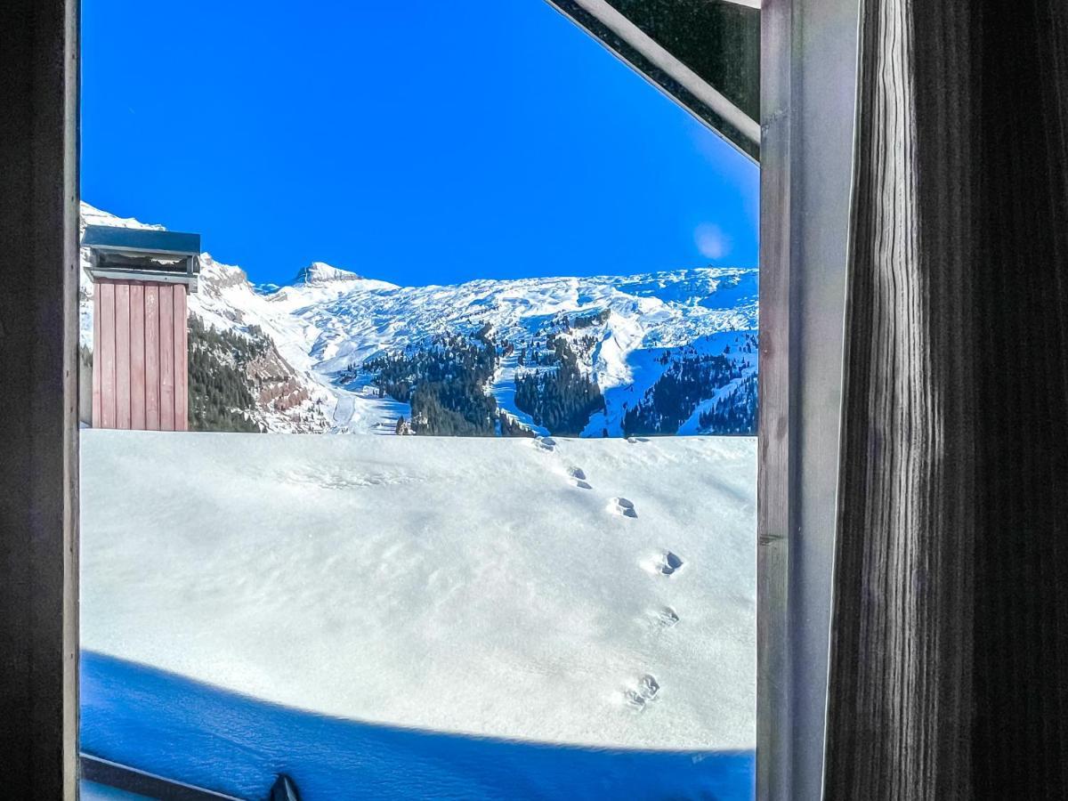 South Facing 2-Bed Apartment With Fireplace, Terrasses Deos Flaine Kültér fotó