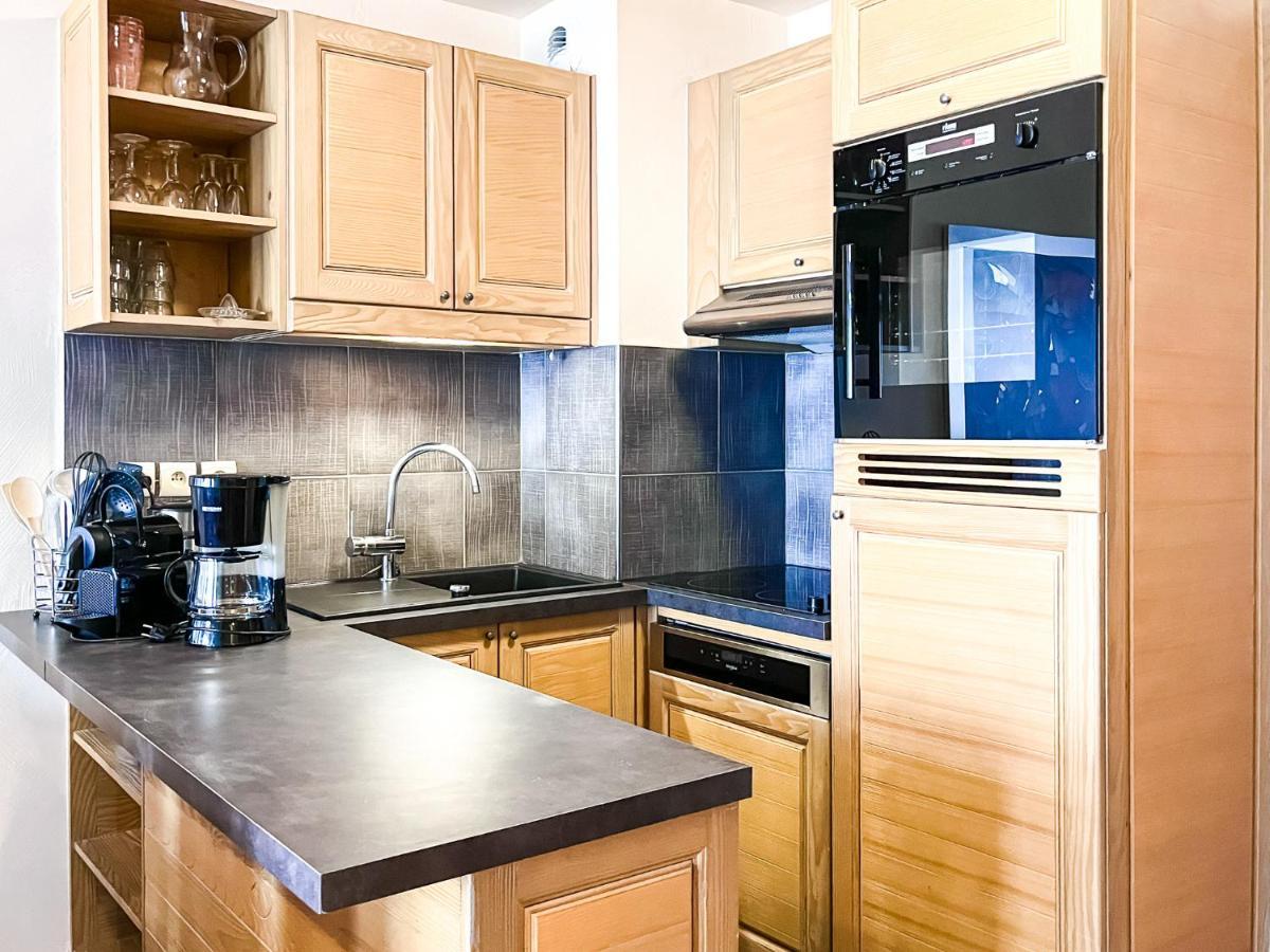 South Facing 2-Bed Apartment With Fireplace, Terrasses Deos Flaine Kültér fotó