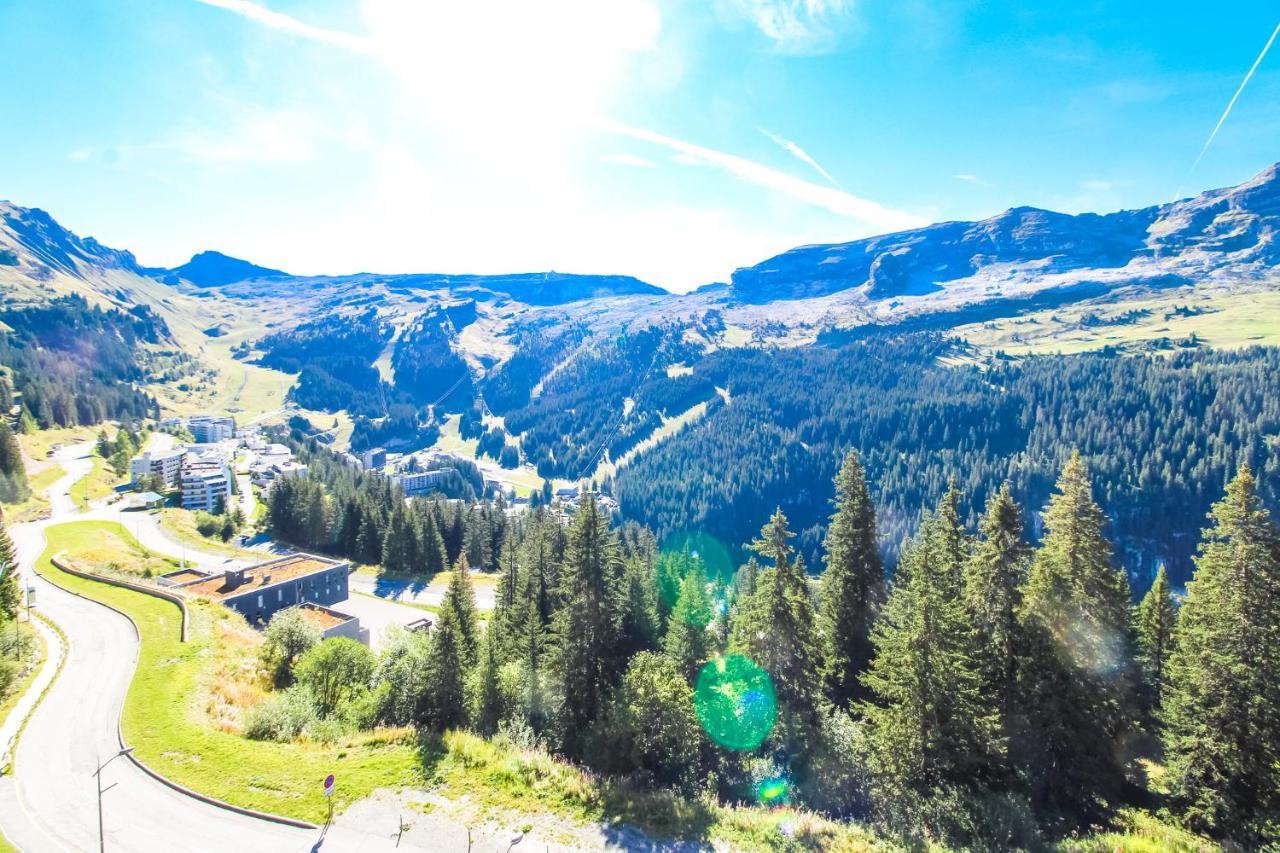 South Facing 2-Bed Apartment With Fireplace, Terrasses Deos Flaine Kültér fotó